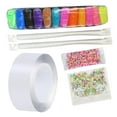 thumbnail image 3 of Impermeable Resistente Extraíble Con Pajitas Y Arcilla Para Manualidades DIY 1mm 5m Con Lentejuelas Macarena Cintas para manualidades, 3 of 8