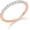 Pink, variant on La Joya 1/4 CT TW Lab Grown Diamond Rings for Women | Real 10K White Gold Diamond Band | Size 4.5
