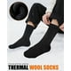 thumbnail image 2 of Calcetines térmicos Kaciixaa de lana merino acolchados, 3 pares, 2 of 6