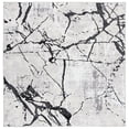 thumbnail image 2 of SAFAVIEH Amelia Pemala Abstract Area Rug, Gray/Black, 6'7" x 6'7" Square, 2 of 13