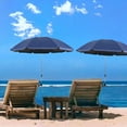thumbnail image 6 of Chair Umbrella with Clamp,46 inches UPF 50+ Clip on Parasol for Patio,Beach Chairs,Strollers,Wheelchairs,Golf Carts, 6 of 6