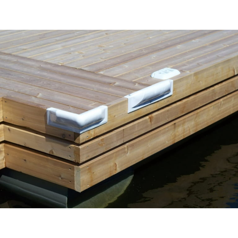 BALAVA Dock Corner Bumper,Vinyl Boat Dock Corner Bumpers With 90 Degree Angle,White Boat Dock Bumpers,Soft Dock Bumper Guards Dock Bumpers Dock Corner Edge For Boat Docks(1 Pack), Dock Guards - Canada