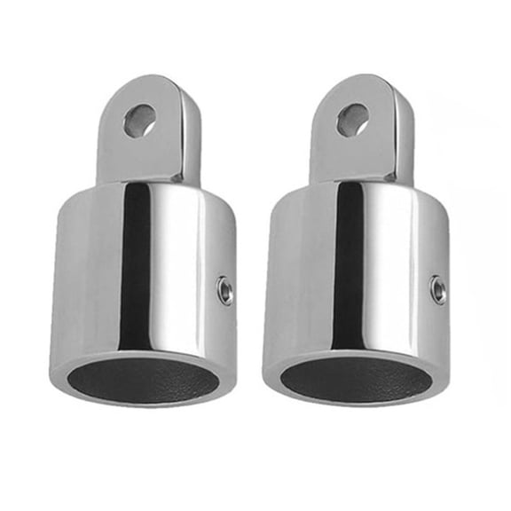 2 Pcs Top Cap External Eye End Boat Fittings 316 Stainless Steel Marine Hardware