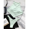 thumbnail image 2 of Bikini New Solid Color 2 Piece Swimsuit For Women Sexy Bikini Multi-Color Swimsuit Mujer Biquini, 2 of 7