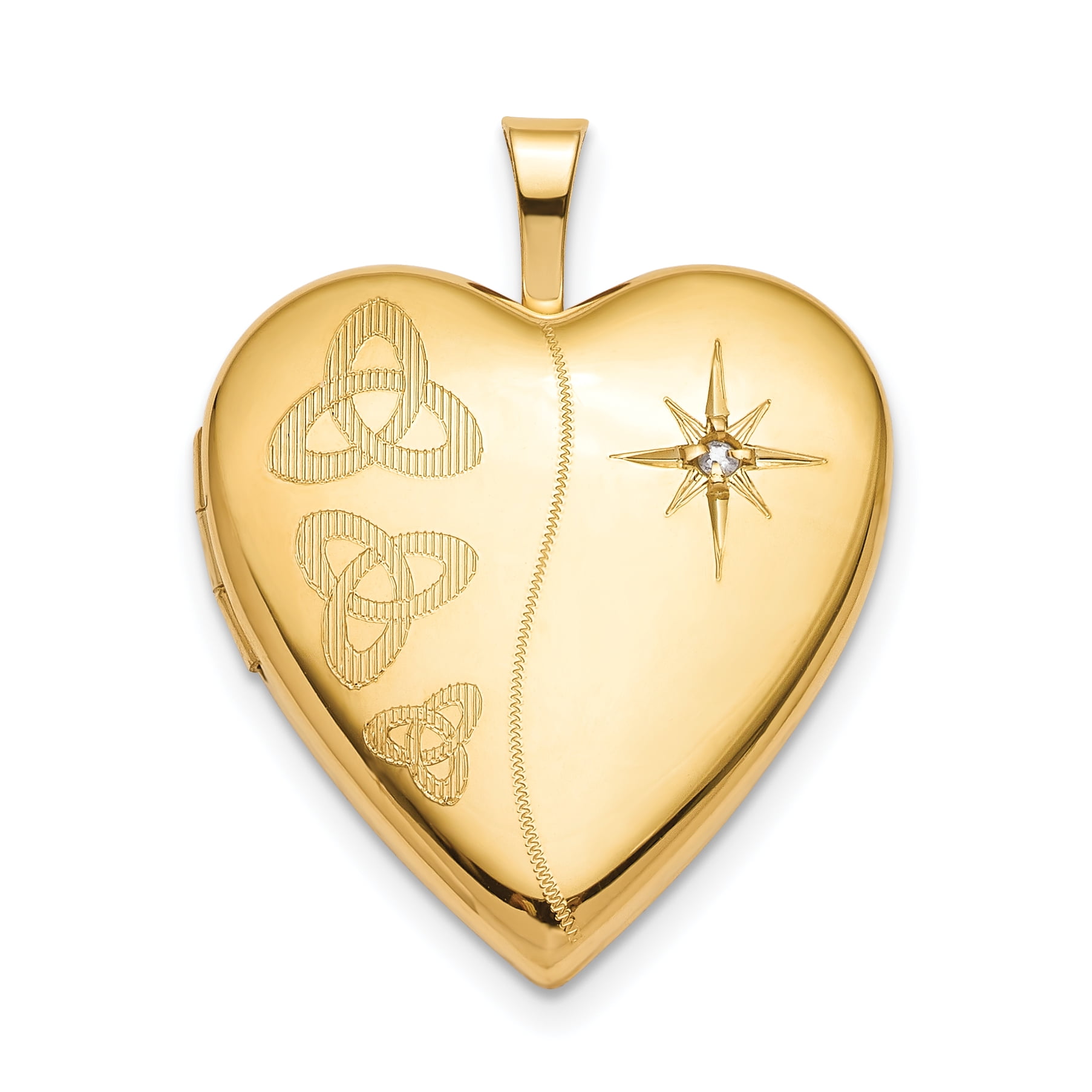 Silver Yellow Plated Fisherman Charm 20mm