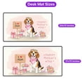 thumbnail image 5 of Happy Mother's Day Beagle Love Dog Mom Heart Flower Desk Mat Full Keyboard Mouse Pad Beagles Dog Lover Gifts Idea Large Mousepad - 12004, 5 of 5