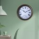 thumbnail image 5 of Reloj y termómetro para colgar en de agua, reloj decorativo de tictac, estilo Retro, para exteriores, para interiores,, 5 of 9