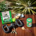 thumbnail image 4 of Biteking Juguetes De Goma Natural Para Perros Grandes Masticadores Agresivos – Reemplazo De Por Vida – Juguete Resistente Para Perros Grandes Con Dientes Limpios, Color Negro, 4 of 5