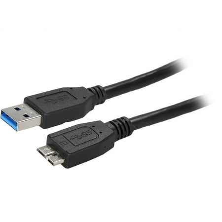 UPC: 0037332186164 | Tripp Lite U326-001-BK USB 3.0 SuperSpeed Device Cable A to Micro B M/M Black 1 ft.