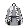 thumbnail image 3 of Dachshund Paw Print White Pattern Backpack for School, Cute School Bag with Adjustable Shoulder Straps and Padded Back, 13.4"x11"x4.7", 3 of 5