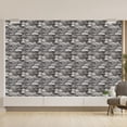 thumbnail image 4 of Paneles de pared 3D despegar y pegar, 30 piezas de papel pintado de ladrillo de espuma para dormitorio, panel de pared de piedra sintética, papel pintado autoadhesivo (ladrillo gris) Unique Bargains paneles de pared 3d, 4 of 7