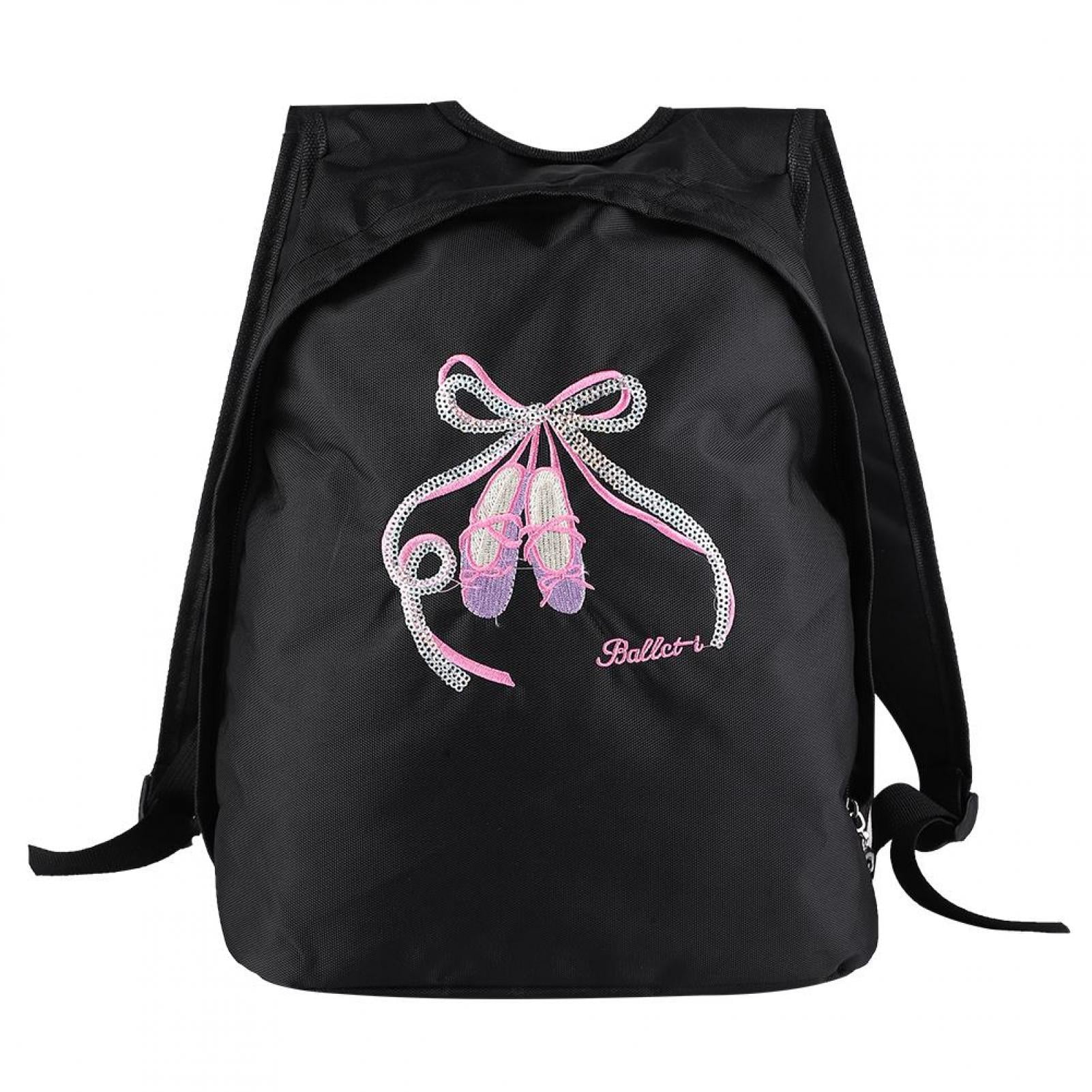 Spptty Girls Ballet Dance Backpack Kids Shoulder Sports Zipper Bag