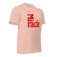 thumbnail image 3 of Miracle Unisex t-shirt (Heather Prism Peach, S), 3 of 4