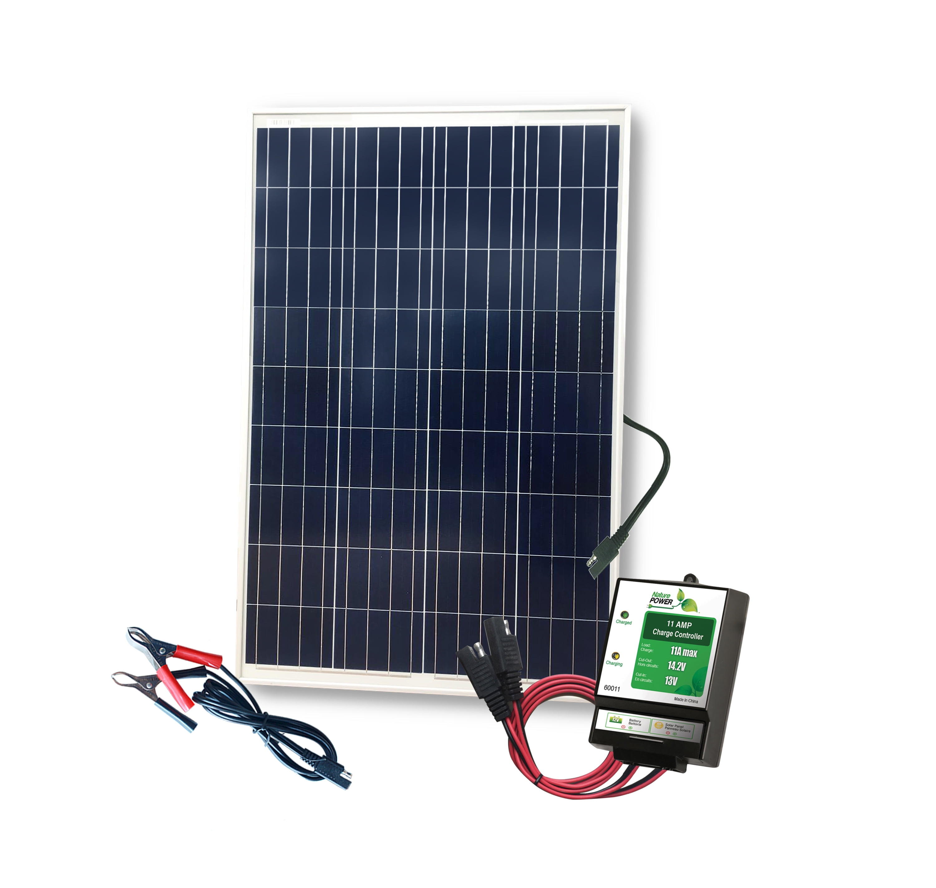 Inverter Charge Control Coleman 60 Watt Solar Panel Kit Including Stand 