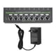 thumbnail image 2 of Amplificador De Auriculares De 8 Canales Con Luz RGB, Amplificación De Señal Fina De 8 Canales, Control De Volumen De 6,35 Mm, Divisor De Auriculares Estéreo Para Estudios,, 2 of 7