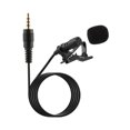 thumbnail image 2 of 3.5mm Clip-on Revers Microphone Mains Libres Condensateur Filaire Mini Micro Lavalier, 2 of 5