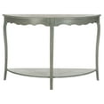 thumbnail image 4 of SAFAVIEH Christina Solid Rustic Demilune Console, French Grey, 4 of 5