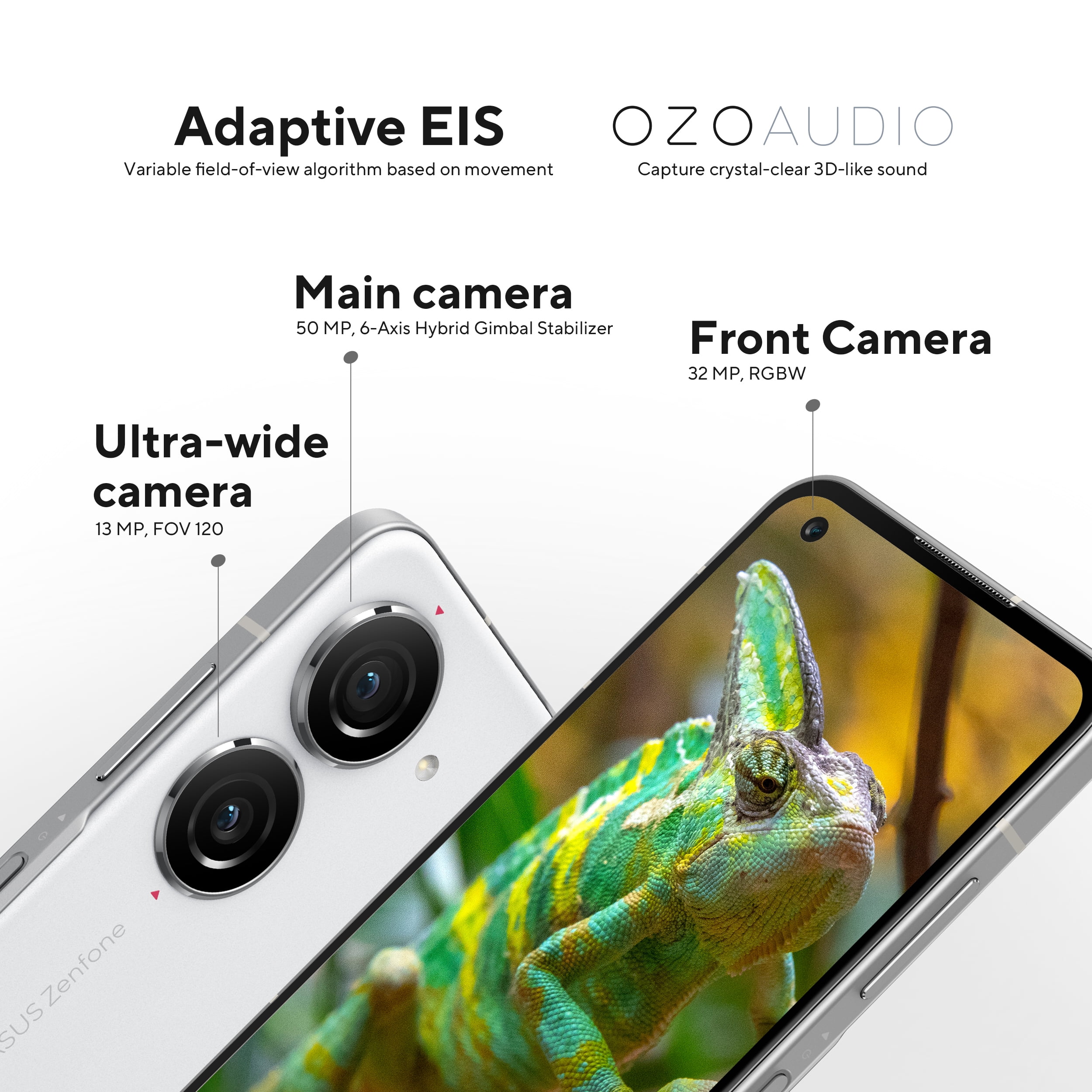 ASUS Zenfone 10, 5.9” FHD+ AMOLED, IP68, 32MP, 8GB+256GB, 5G ASUS Zenfone 10, 5.9” FHD+ AMOLED, IP68, 32MP, 8GB+256GB, 5G