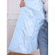 thumbnail image 5 of Abrigo largo clásico de invierno de una sola botonadura para mujer INSPIRE CHIC con bolsillos XS azul cielo, 5 of 6