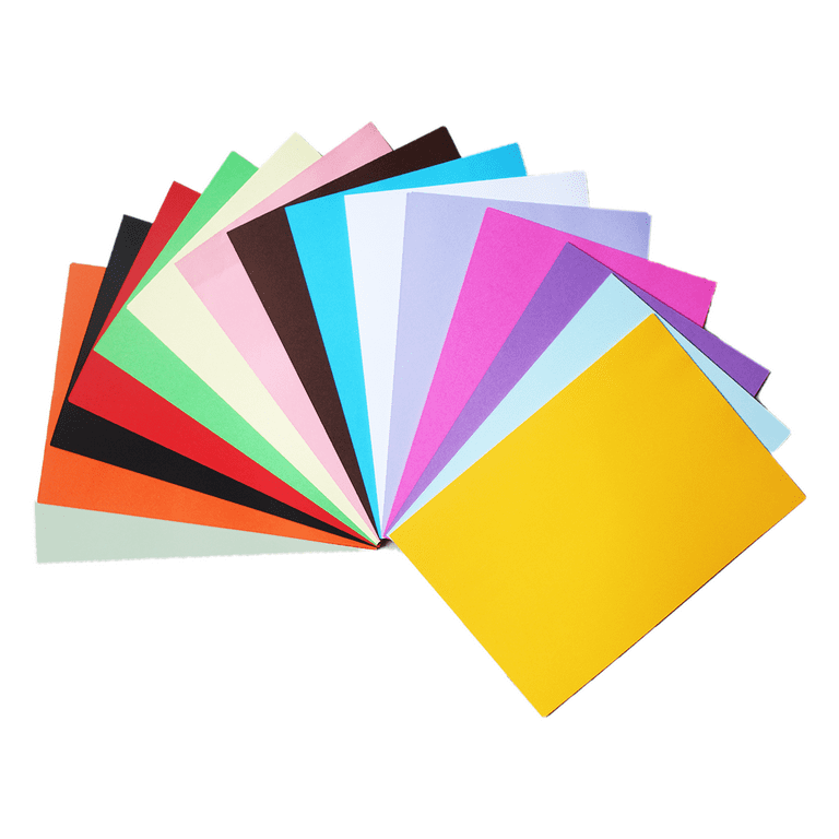 Colored Construction Paper 150 Sheets 15 Color Paper A4 Vellum Paper 120  gsm/ 200lbs for DIY Arts Crafts 21 * 30cm/ 11.8*8.5 