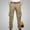 Khaki, variant on Njoeus Men's Fleece Lined Cargo Pants Casual Cotton Multi-Pocket Carpenter Pant for Men Loose Straight Leg Cargo Work Pants Winter Trousers S-XXL (No Belt)