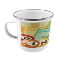 thumbnail image 2 of Vintage Steel Camping Mug, Bingo Game with Ball and Cards Pop Art Lottery Hobby Celebration Theme, Printed Thermal Cup for Camping and Outdoor Activities, by Ambesonne, 2 of 2