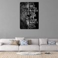 thumbnail image 4 of Inspirational Wall Art for Office Quotes Black and White Wall Decor for Animal Lion Motivational Canvas Prints Framed Wall Art for Bathrooms Modern Home Decor Framed Stretched - 12" Wx18 H, 4 of 6