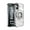Silver, variant on Allytechgroup Plating Frame Case for iPhone 17, Built-in Kickstand Support Wireless Cahgring Anti Yellowing Shockproof Magnetic Clear Back Cover Bumper for iPhone 17, Darkpurple