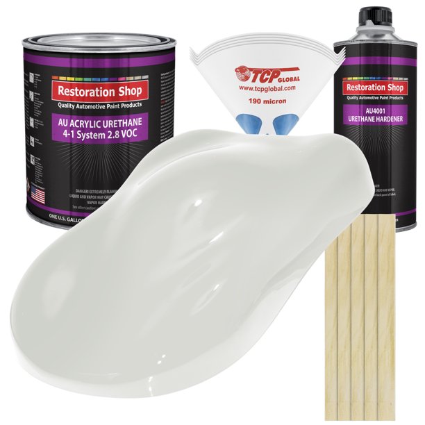 Olympic White Gallon Kit Single Stage ACRYLIC URETHANE Car Auto Body