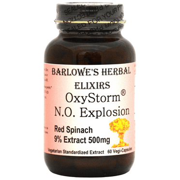 Oxystorm |  N. O. Explosion | Red Spinach | 500mg | 60 Veggie Capsules
