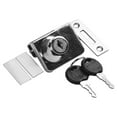 thumbnail image 1 of Glass Cabinet Double Door Lock Display Cabinet Lock No Opening With Key No-opening Display Cabinet Mobile Phone Counter Locks, 1 of 12