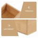 thumbnail image 4 of 2pcs Bamboo Storage Box Without Lid Storage Case Sundries Storage Box for Home Office, 4 of 4