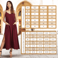 thumbnail image 3 of Miss Lavish London Kaftan Dresses for Women,Beach Kaftan Coverups,Hawaiian Coverups for Women,Long Beach & Swimsuit Coverups,Plus Size African Caftan Dress,Moroccan Style Loungewear Burgundy L, 3 of 6