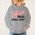 thumbnail image 3 of Nuevas sudaderas con capucha de manga larga con estampado de perro y mamá caniche para el día de la madre, informales, a la moda, para invierno y otoño para mujer, 3 of 5