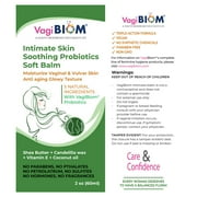 Biom Probiotics Intimate Skin Soothing Soft Vaginal Balm Moisturizer Adults, Feminine Care 2 oz