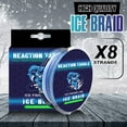 thumbnail image 2 of Reaction Tackle Ice Fishing Braided Line - 8 strand Professional Grade, 2 of 11