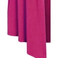thumbnail image 5 of MixMatchy Women's [Made in USA] Solid Jersey Knit Short Sleeve Open Front Draped Cardigan (S-3XL), 5 of 5