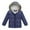 Dark Blue, variant on breaise Toddler Winter Coats Lightweight Puffer Jacket Baby Infant kids Down Coats Light Puffer Padded Jacket with Hooded Toddler Outerwear