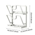 thumbnail image 2 of Multifunctional Kitchen Organizer Stand Stove Top Lid Holder With Integrated Tray And Spoon Rest Efficient Storage Rack For Cooking, 2 of 3