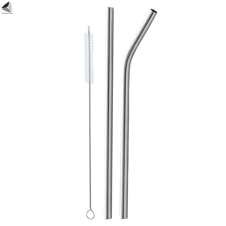 Cheap Colorful Small 6mm Bubble Tea Milkshake Straw Reusable Metal Straw  304 Stainless Steel Drinking Straws Set Straight Straw Tubes