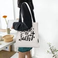 thumbnail image 2 of VIVACITE Christian Tote Bags for Women Vintage Canvas Tote Bag for Women Bible Tote Bags for Women Christian Gifts for Women Faith Church Bags for Women Bible Bag with Bible Verse 2 Corinthians 5:7, 2 of 6