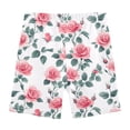 thumbnail image 4 of joogoo Roses Floral-i6 Girls Lined Shorts Bike Dance Bottoms 10Y, 4 of 7