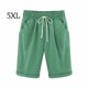 thumbnail image 1 of Pantalones cortos de entrenamiento Sonducket unisex con bolsillos cintura elástica Verde 5XL, 1 of 5