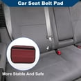 thumbnail image 2 of Unique Bargains Universal Car Seat Belt Pads Cover Shoulder Pad Seat Belt Pad Cover 6.5x23cm Wine Red, 2 of 7