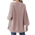 thumbnail image 3 of Women's Sweaters Under $15 Lightweight Long Sleeve Open Front Casual Lightweight Soft Knit Cardigan Sweater Outerwear, 3 of 7