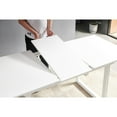 thumbnail image 3 of Smilegend Square Extendable Dining Table, Modern Space Saving Kitchen Table for Living Room, White Color, Metal Leg, 70.86" W x 31.5" D x 29.5" H, 3 of 7
