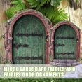 thumbnail image 3 of Miniature Fairy Door for Tree or Garden Window Home Decoration Hot L1 E9E5, 3 of 8