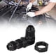 thumbnail image 5 of Adaptador De Mamparo Abocinado De 90 Grados, 8 AN Adaptador De Manguera Giratoria Abocinado De 90 Grados Confiable Y Duradero Rendimiento Mejorado Para Automóviles RV Marine, 5 of 7