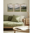 thumbnail image 6 of Drsoum Vintage Landscape Wall Art Mountain Range Retro Classic Farmhouse Paints Rustic 11x14in3pcs Natural Framed, 6 of 7