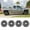 5154-Black Matte, variant on 4Pcs 17" Steel Wheel Skins for 2014-2018 Chevy Silverado 1500&GMC Sierra 1500,Hubcap for 2019 Silverado 1500 LD&GMC Sierra 1500 Limited,Snap-on Installation,Black Matte